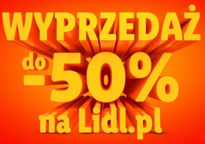 Wyprzedaż aż do 50% w Lidlu