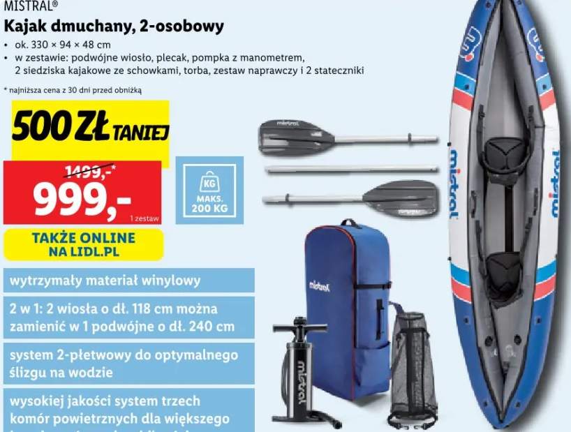 kajak dmuchany