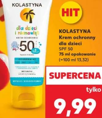 krem z wysokim filtrem dla dzieci