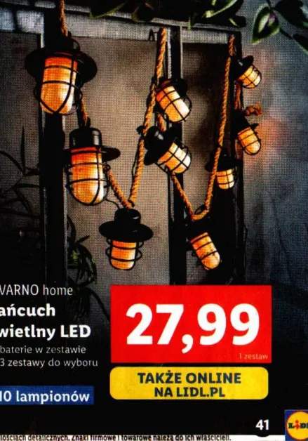 łańcuch led