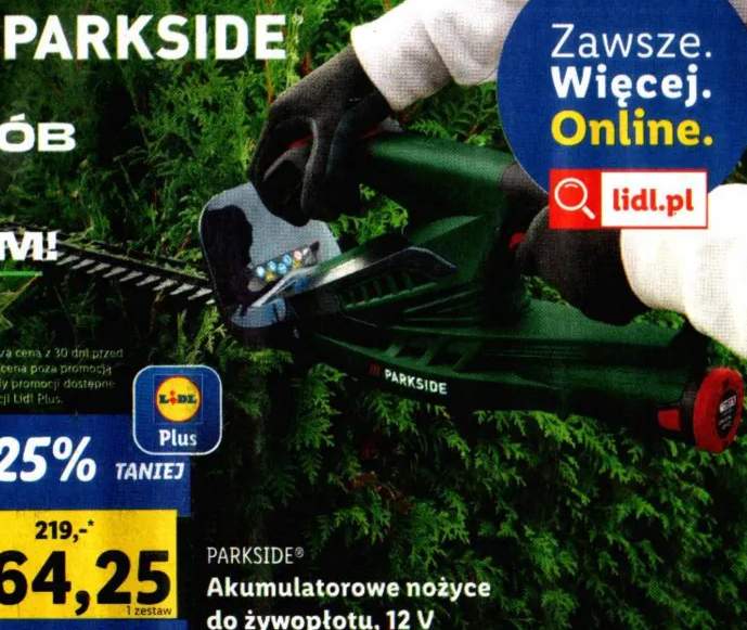 nożyce do żywopłotu akumulatorowe