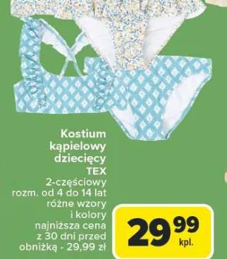 kostium kąpielowy dziewczęcy