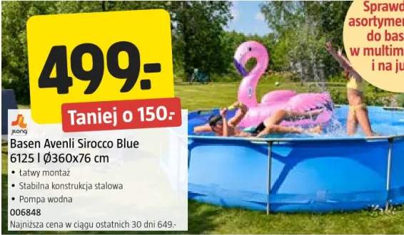 basen na stelażu