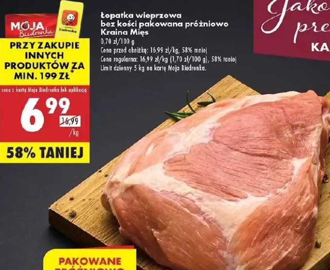 łopatka wieprzowa
