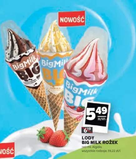 lody rożek