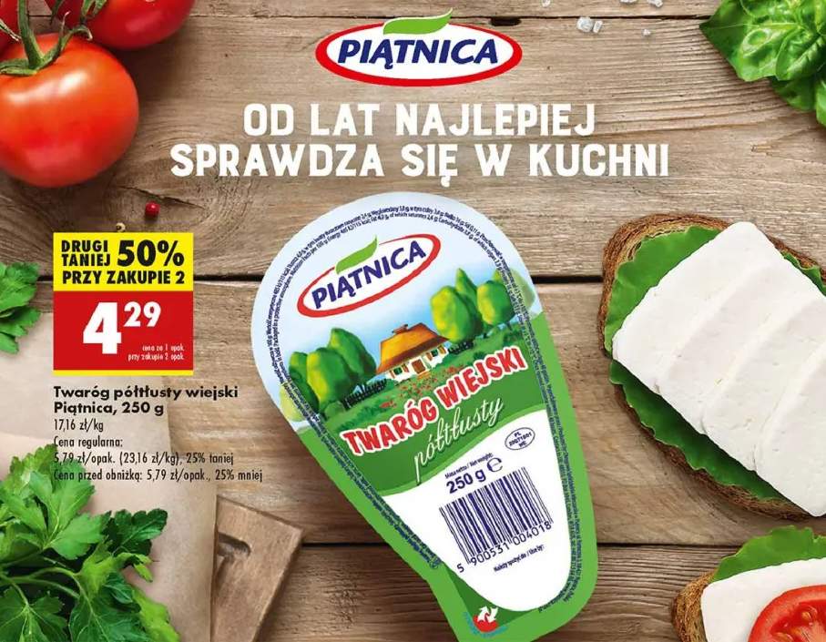 twaróg półtłusty