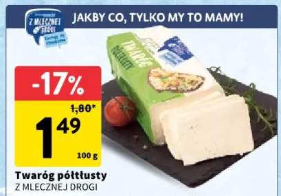 twaróg półtłusty