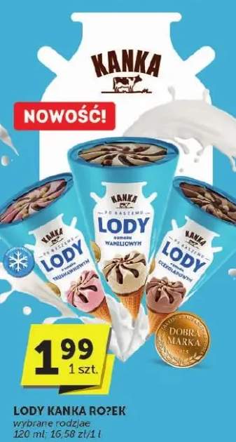 lody rożek