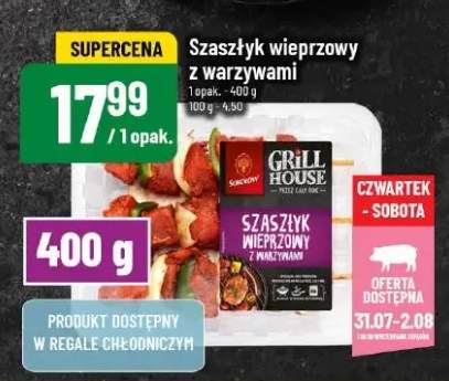 szaszłyk wieprzowy