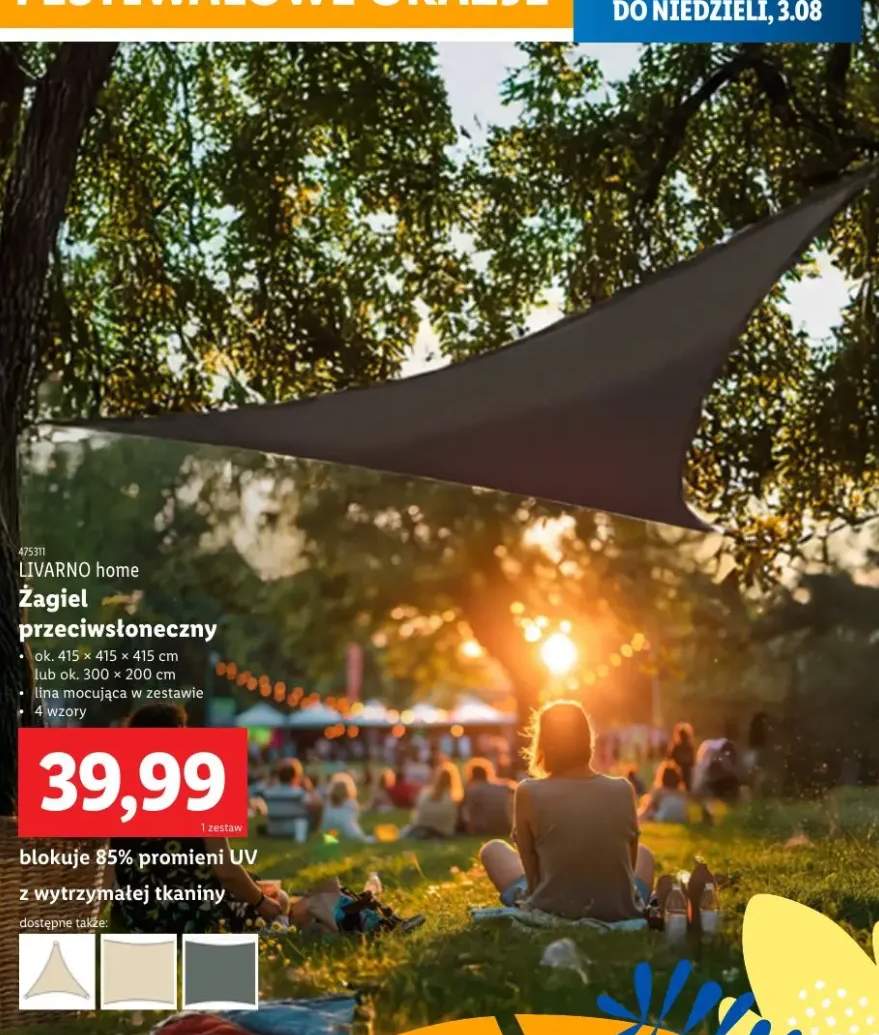 żagiel przeciwsłoneczny