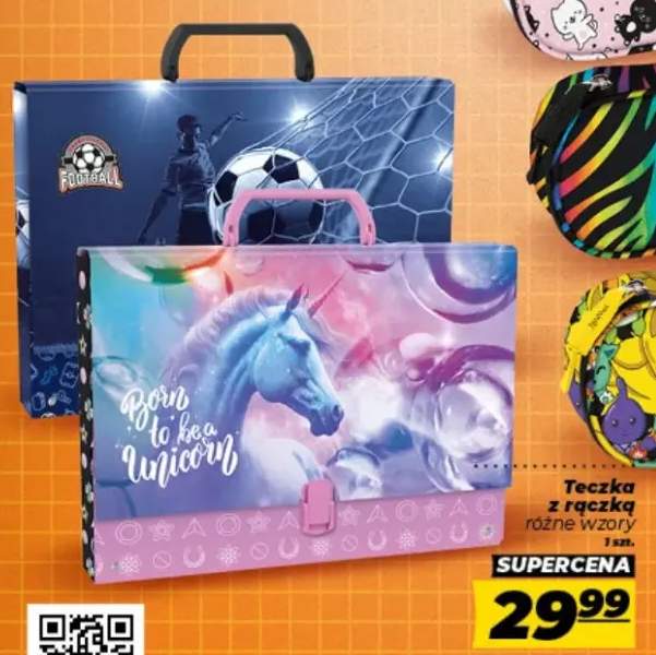 teczka z rączką dziecięca