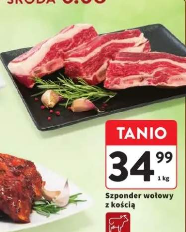 szponder wołowy z kością