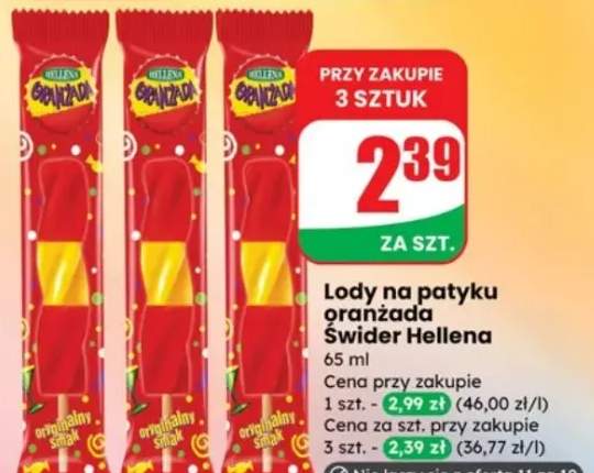 lody na patyku