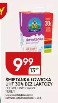 śmietana bez laktozy