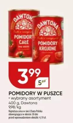 pomidory w puszce