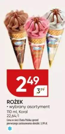lody rożek