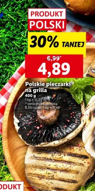 pieczarki na grilla