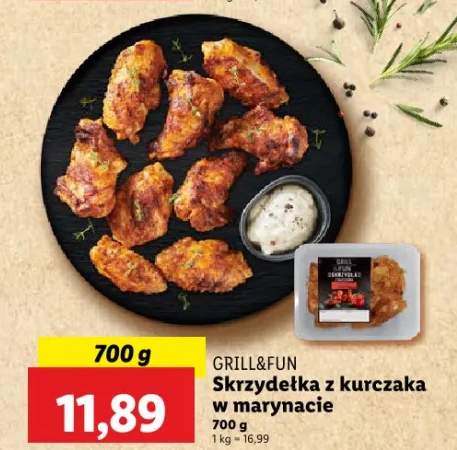skrzydełka z kurczaka w marynacie