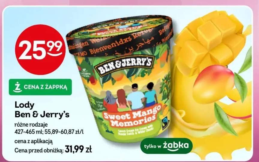 lody Ben Jerrys