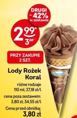 lody rożek