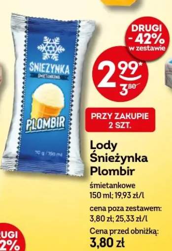 lody śmietankowe
