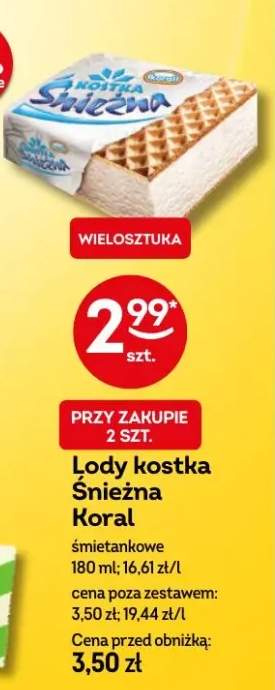 lód w kostkach
