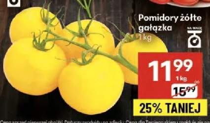 pomidory żółte