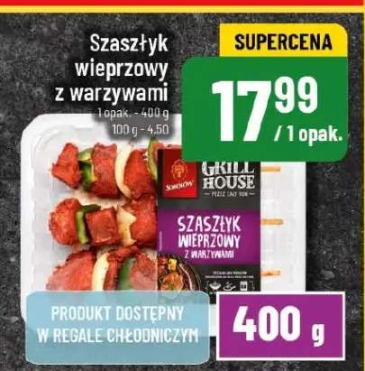 szaszłyk wieprzowy