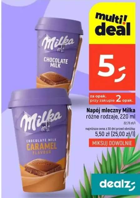 napój mleczny