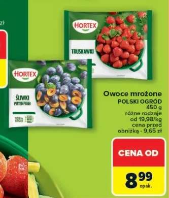 owoce mrożone