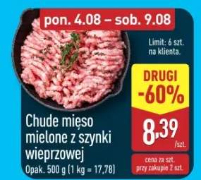 mięso mielone z szynki