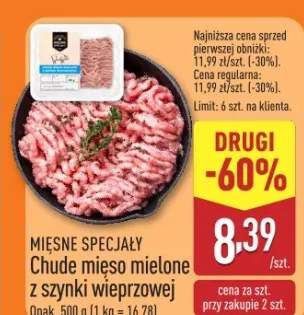 mięso mielone z szynki