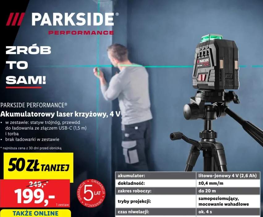 laser krzyżowy