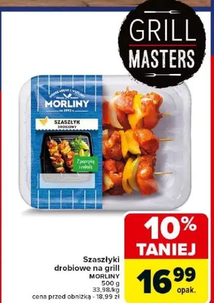 szaszłyk drobiowy grillowy