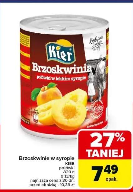 brzoskwinie w syropie
