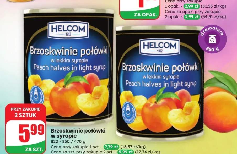 brzoskwinie w syropie