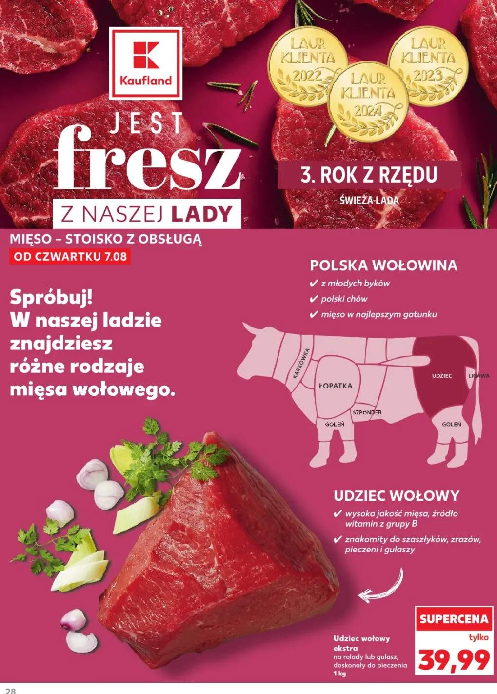 udziec wołowy