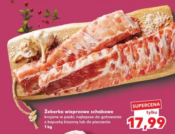 żeberka wieprzowe