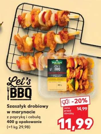 szaszłyk drobiowy grillowy