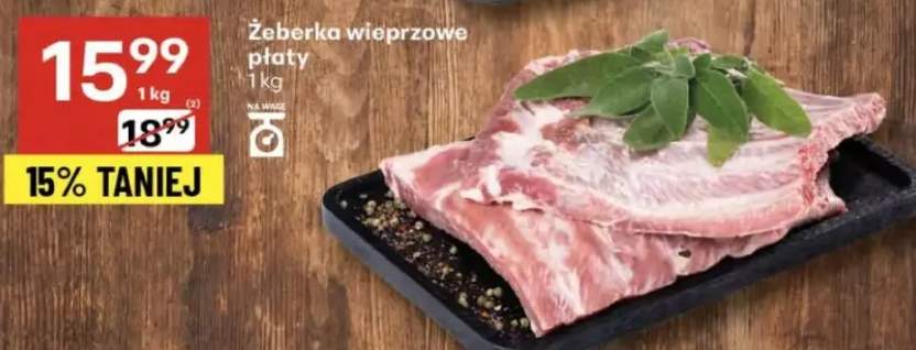 żeberka wieprzowe