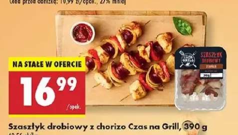 szaszłyk drobiowy grillowy