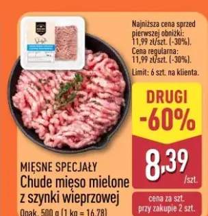 mięso mielone z szynki