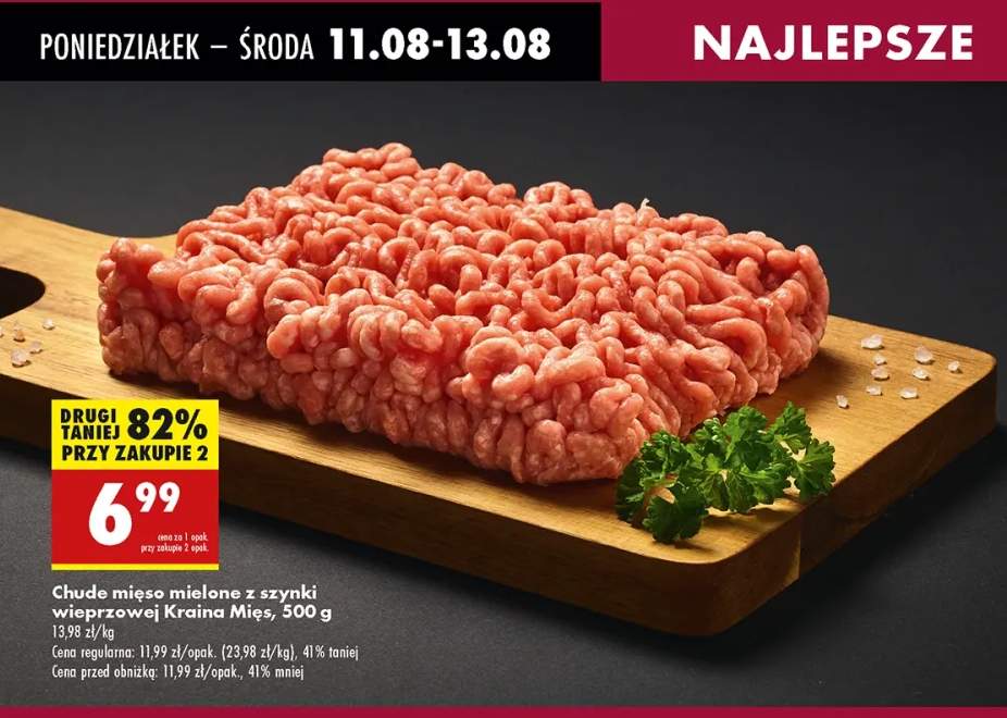 mięso mielone z szynki