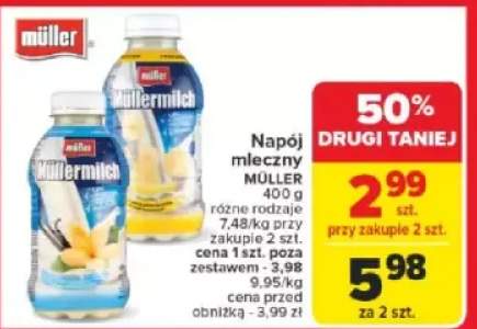 napój mleczny