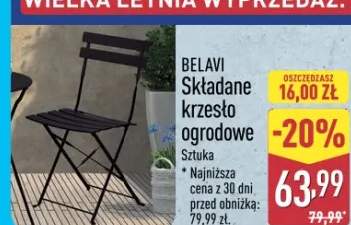krzesło ogrodowe