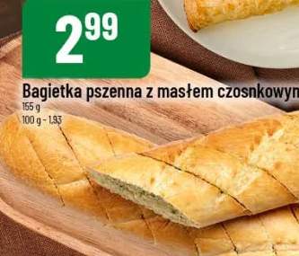 bagietka z masłem czosnkowym