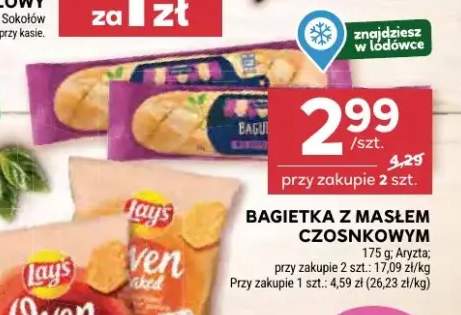 bagietka z masłem czosnkowym