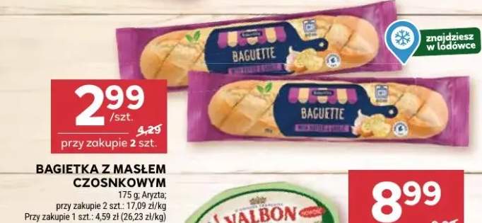 bagietka z masłem czosnkowym