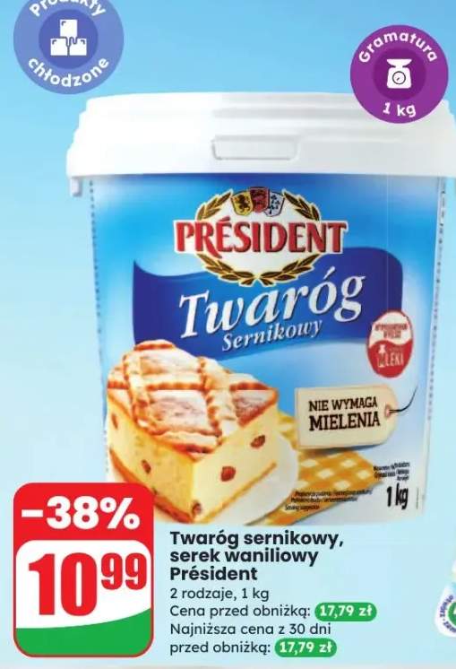 twaróg sernikowy