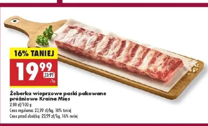 żeberka wieprzowe